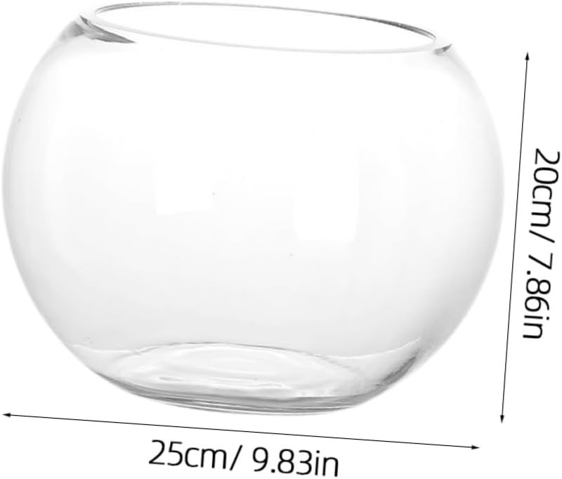 حوض أسماك زينة لطاولة واضحة لحوض أسماك الزينة لبيتا سمكة الذهبية للمنزل المكتب الحديقة - Image 2